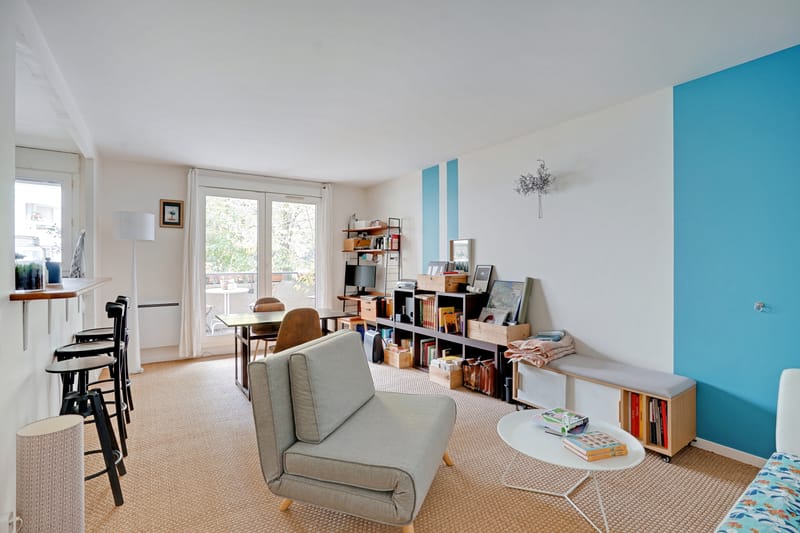 2 pièces au calme avec balcon et vue sur la verdure