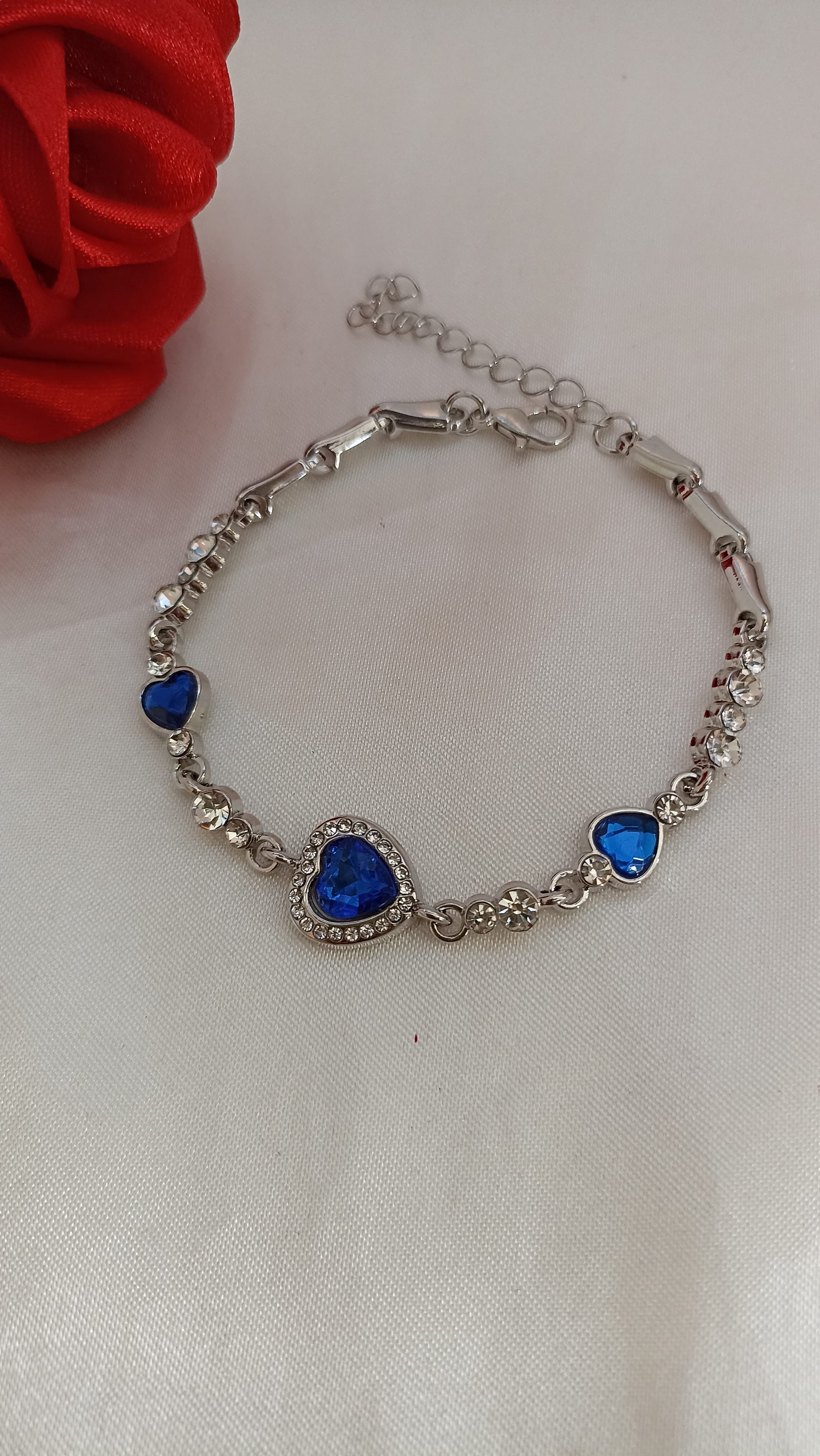 Pulseras de dama corazón emitaciom Titanic