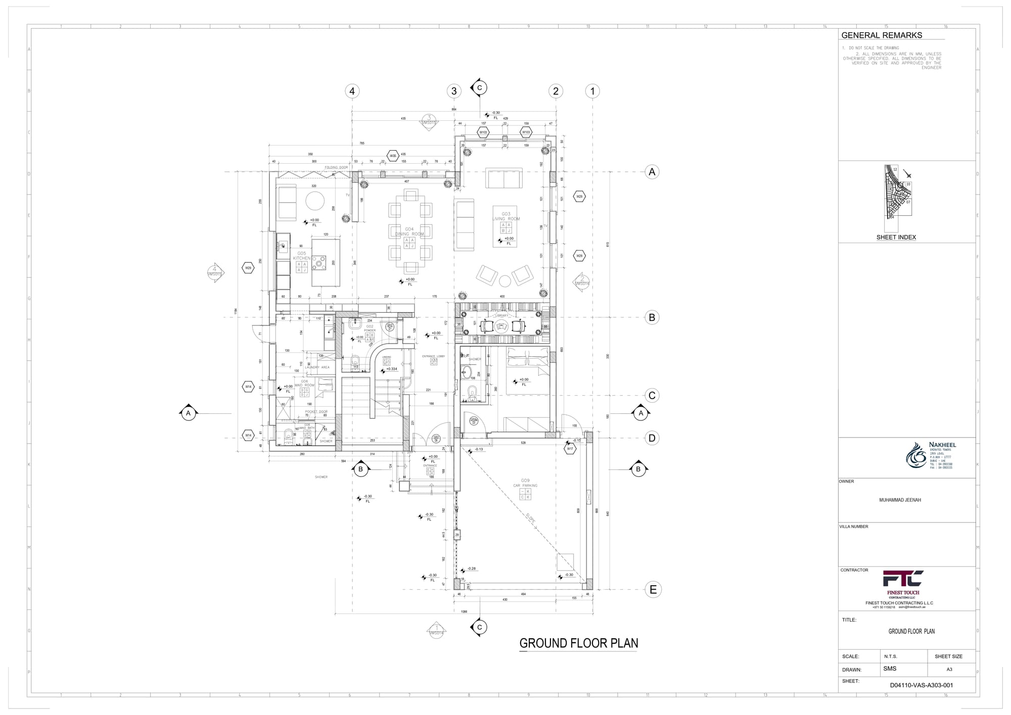 2D Room plan, Elevation  And Section  