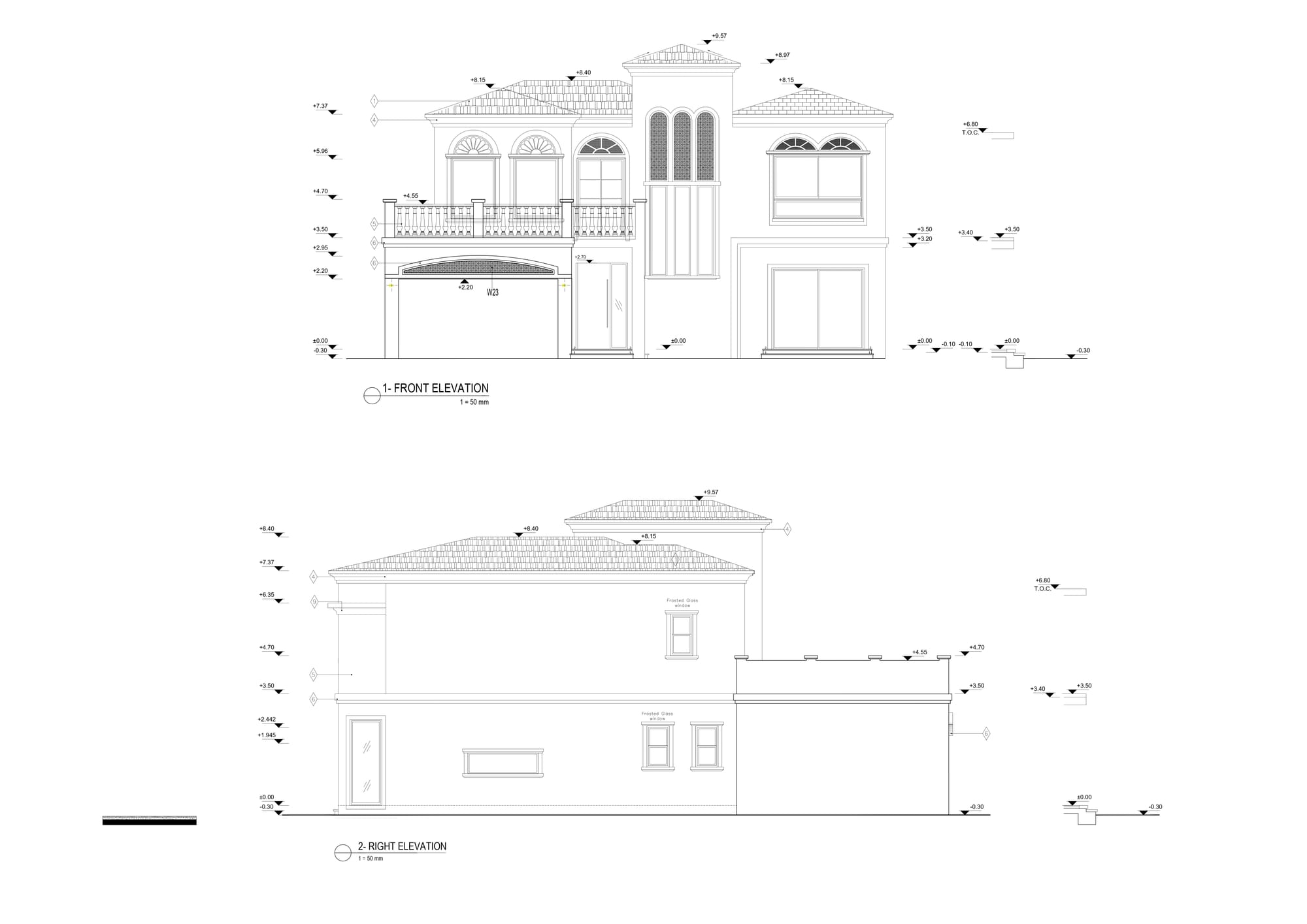 2D Room plan, Elevation  And Section  