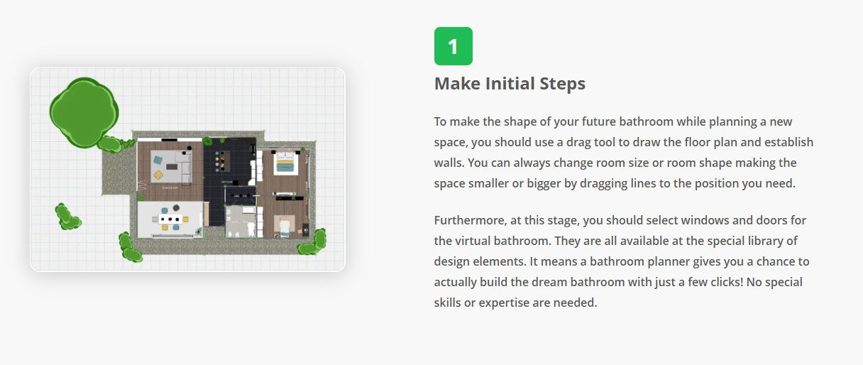 2D & 3D Bathroom Interior Design