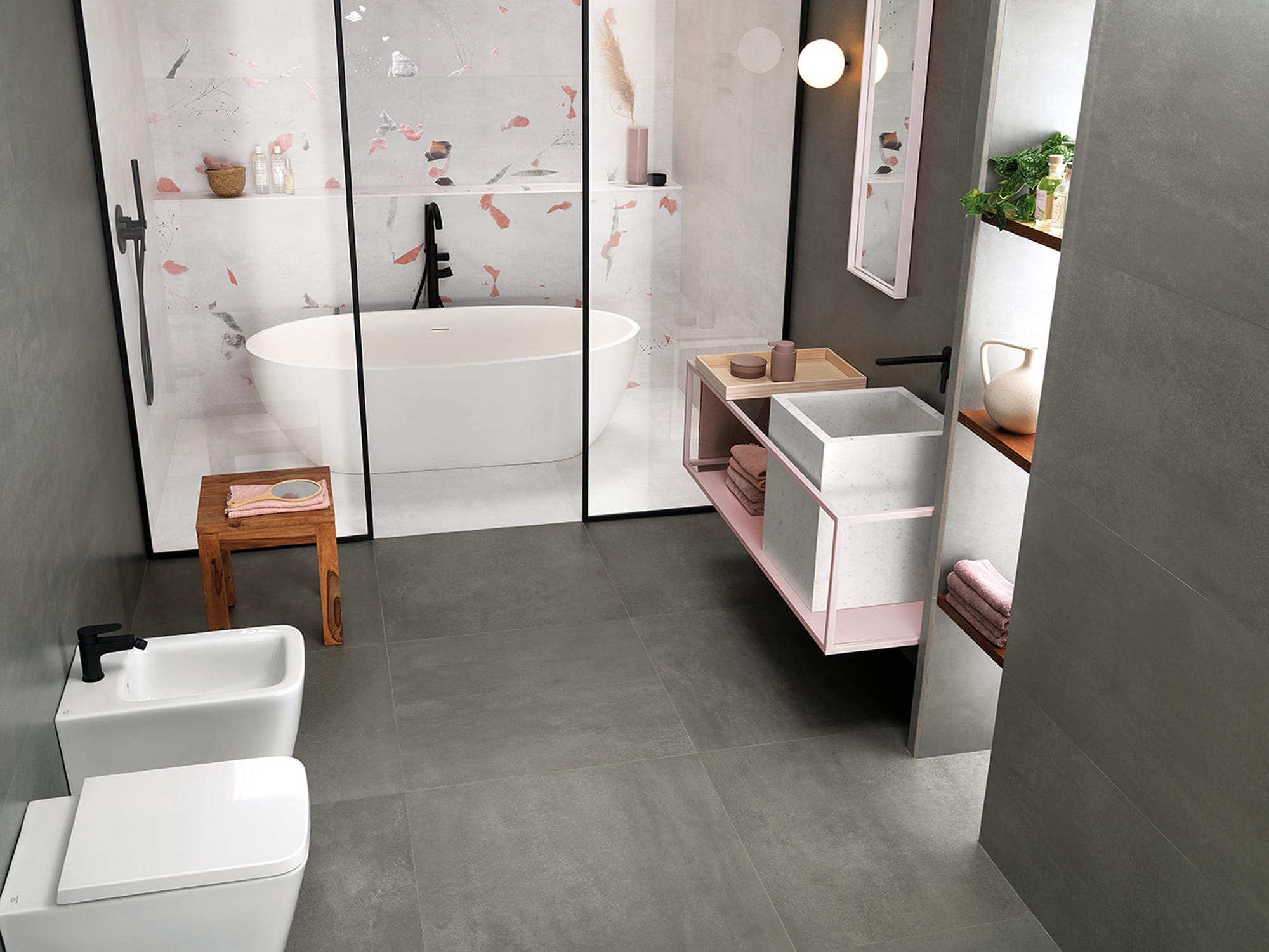 2D & 3D Bathroom Interior Design