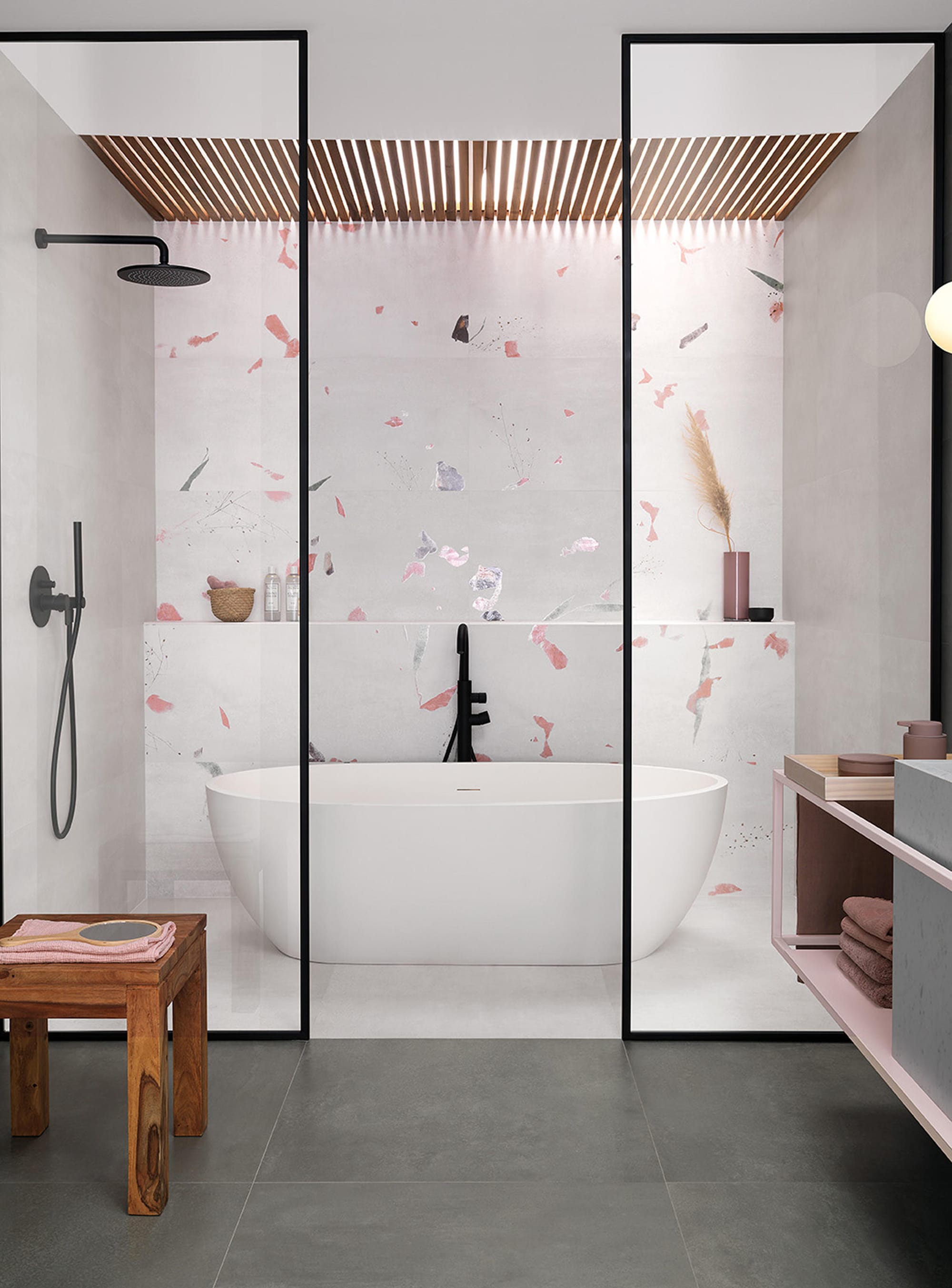 2D & 3D Bathroom Interior Design