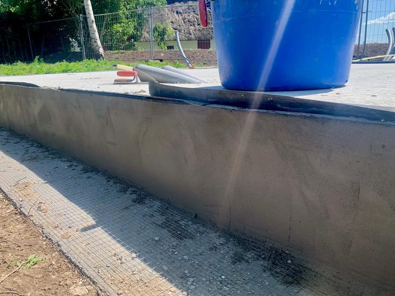 Sokkelpuds og fyldgrus mm.