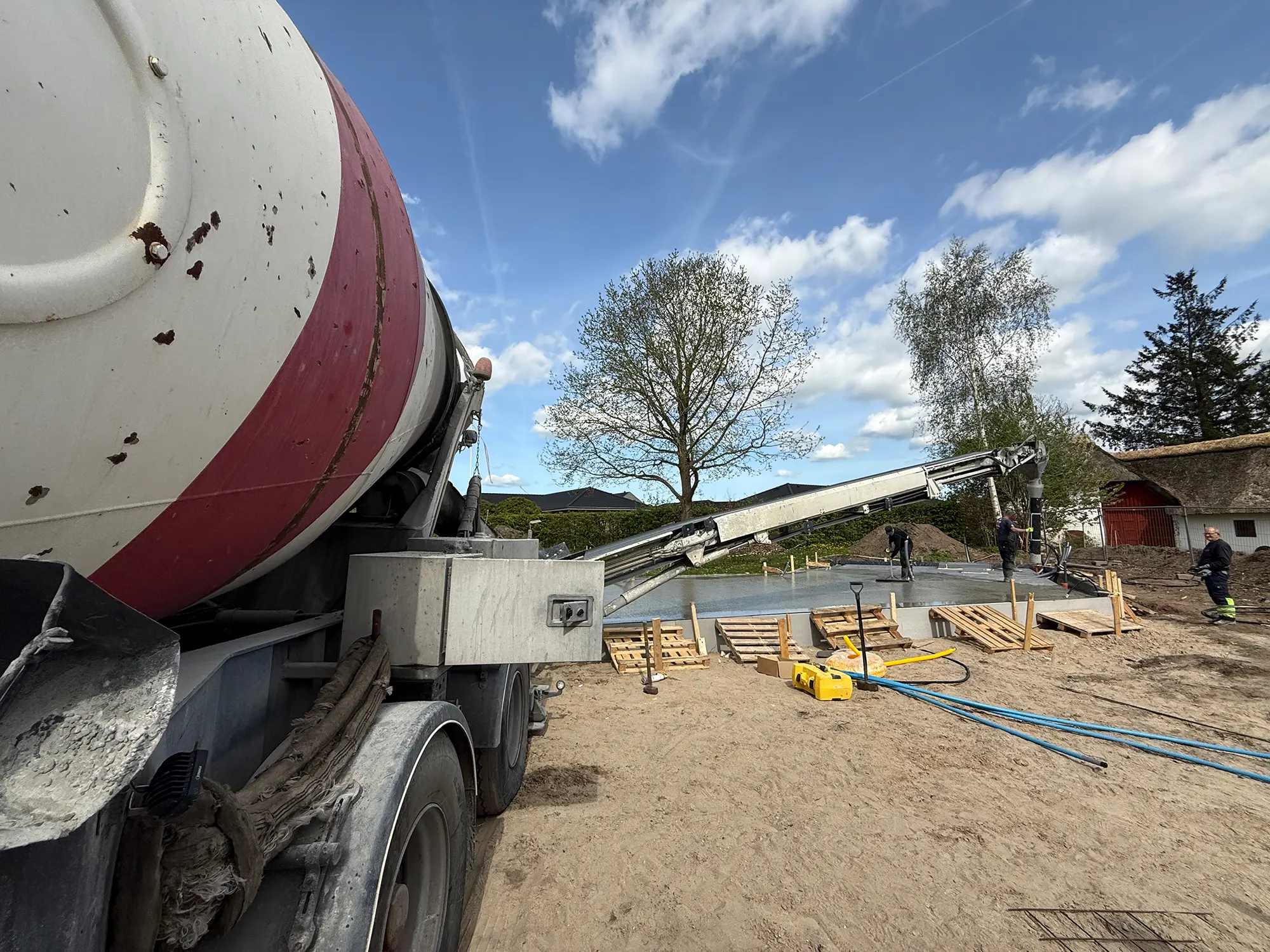 Beton rulles ud
