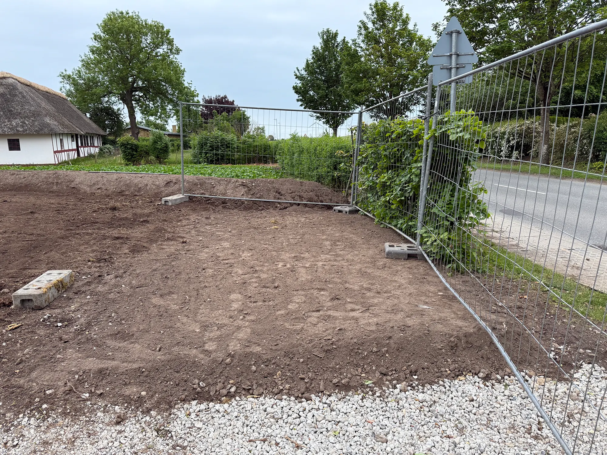 Klar til materialecontainer