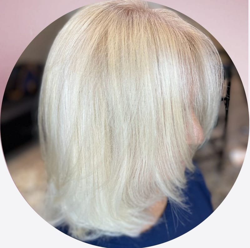 צביעת שיער ופן מעוצב