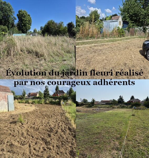 Jardin fleuri du CETA