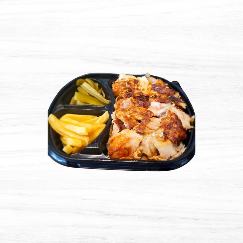 صحن شاورما عوافي دجاج - Awafi chicken shawarma plate