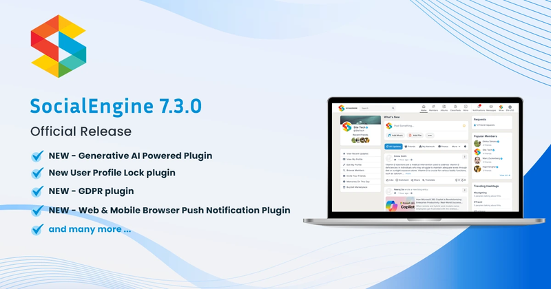 SocialEngine Self-Hosted 7.3.0 is now released