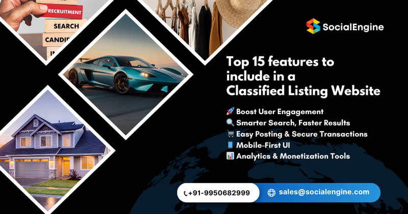 Top 15 Features to Include in a Classified Listing Website Development