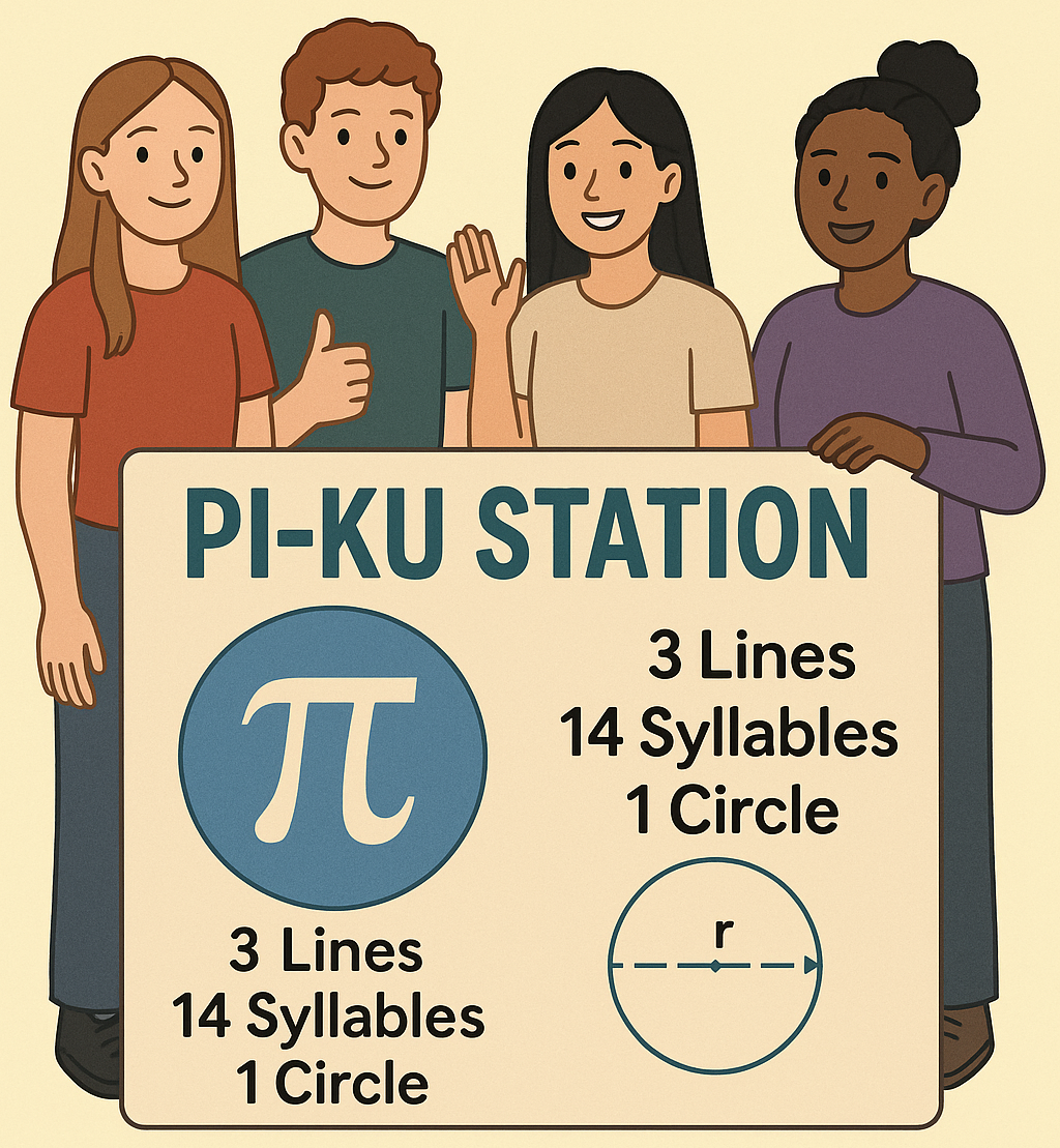 Celebrating Math Through Poetry: The Pi-Ku Station