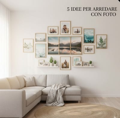 Idee per arredare le pareti con le tue foto