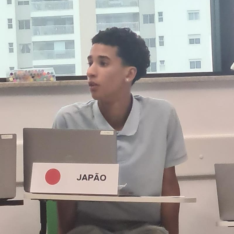 DELEGAÇÃO JAPONESA DESATENTA DURANTE DEBATE