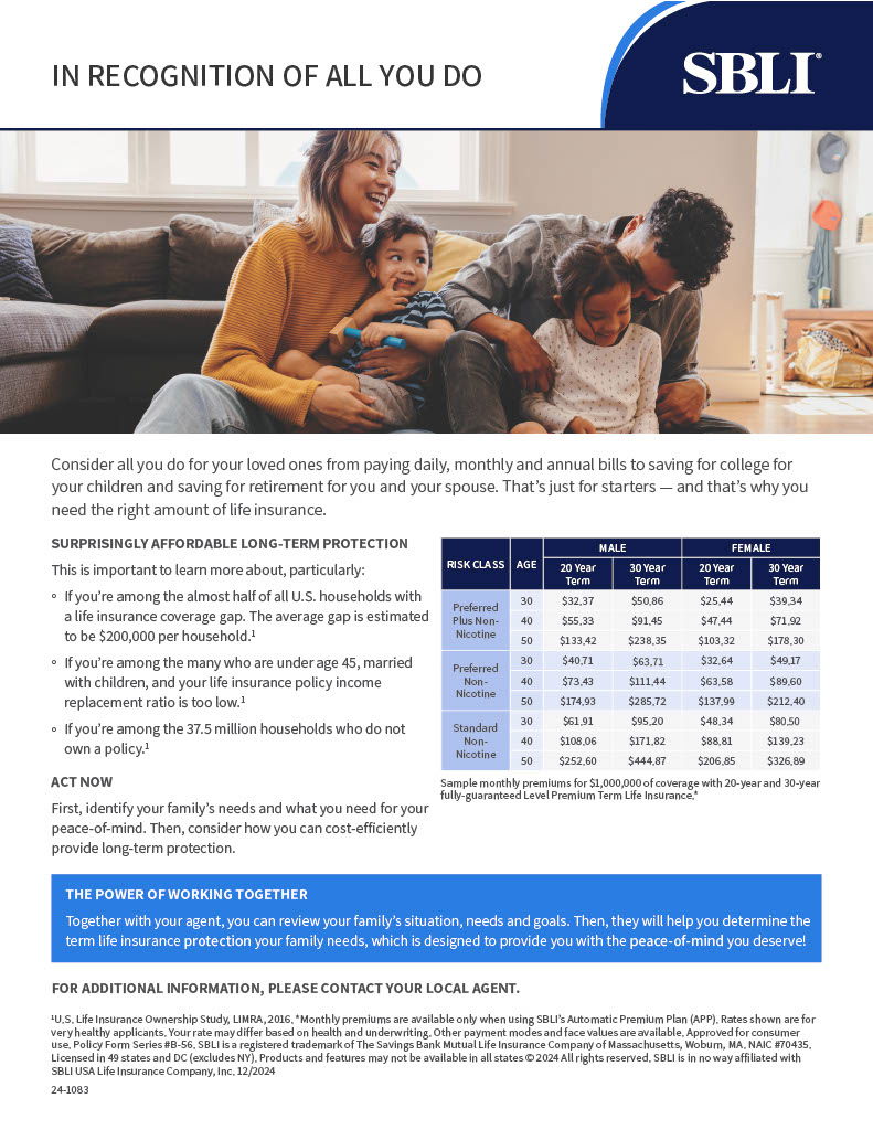 SBLI | Life Insured By Chris