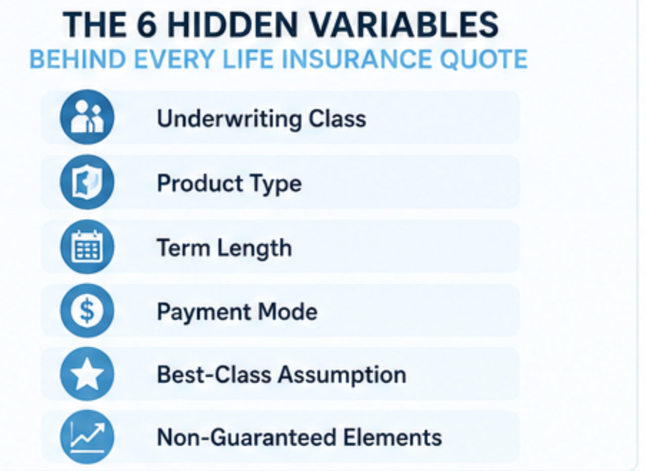 Six hidden factors that make life insurance quotes hard to compare