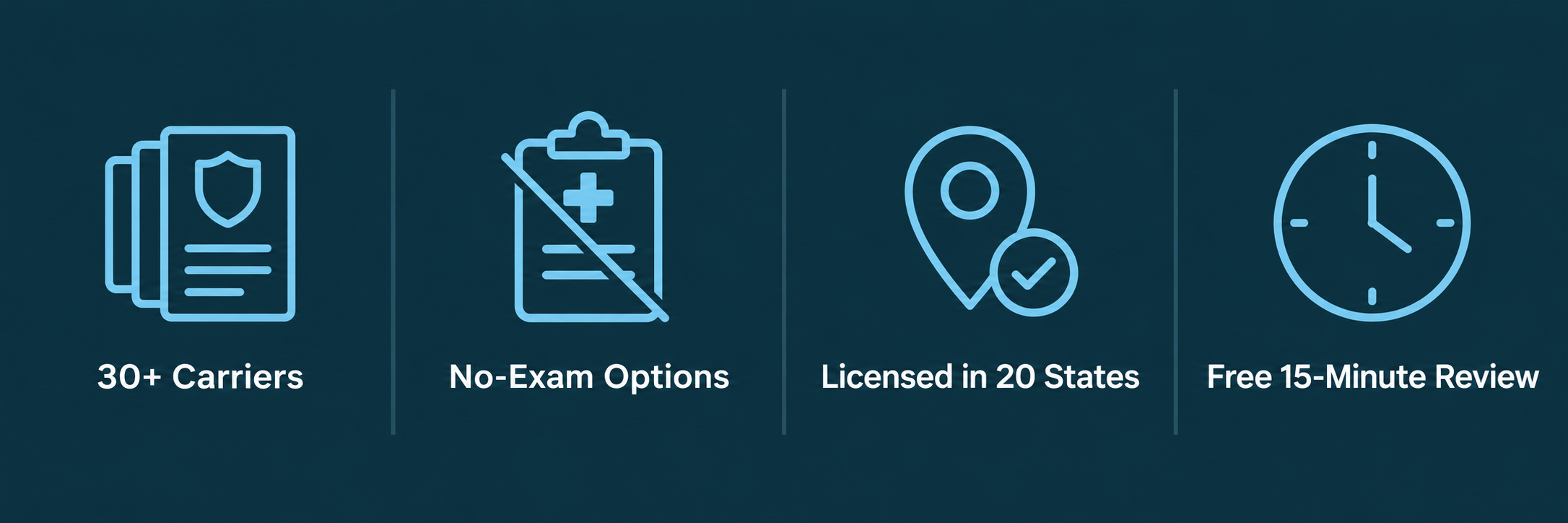 Final expense insurance options from more than 30 carriers