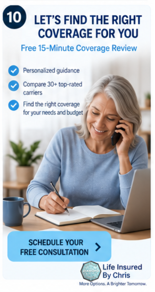 Scheduling a free no exam life insurance coverage review