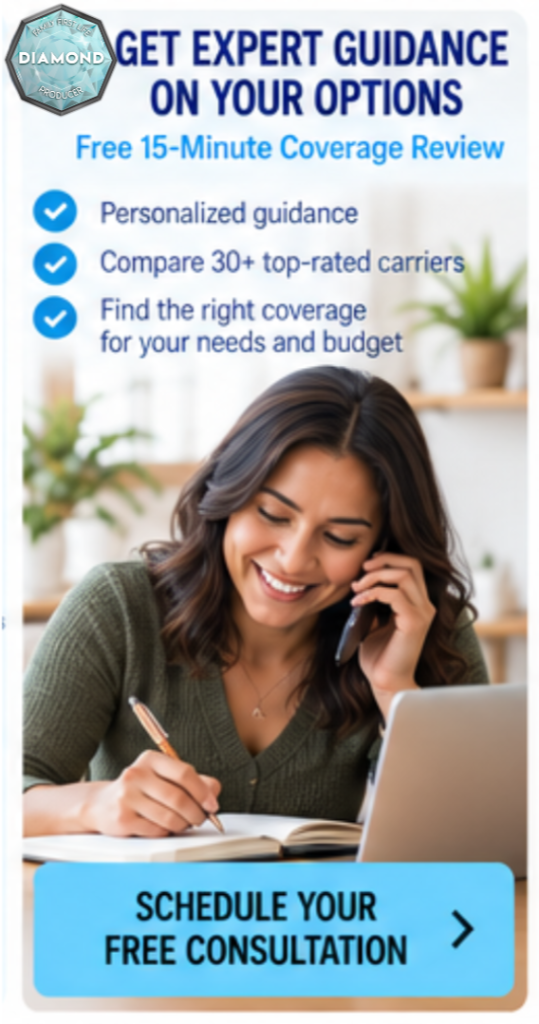 Comparing same day life insurance options with an independent broker