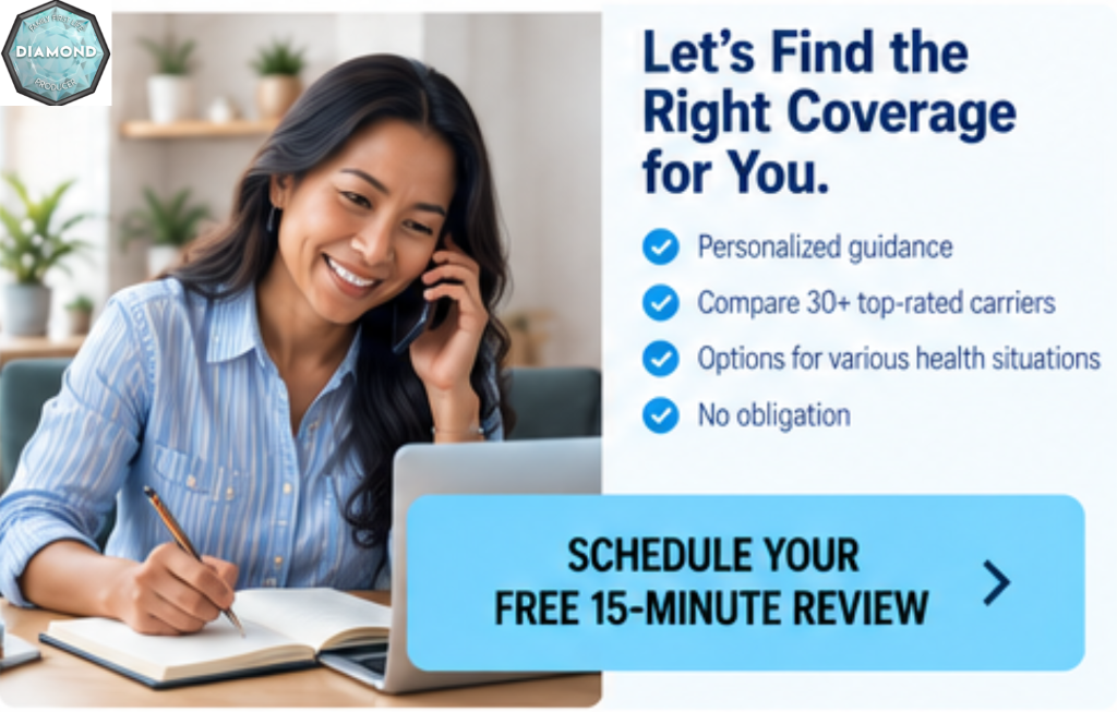 Scheduling a free life insurance review for applicants with high blood pressure