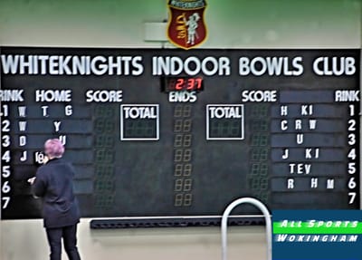 INDOORS BOWLES ON OUR DOOR STEP