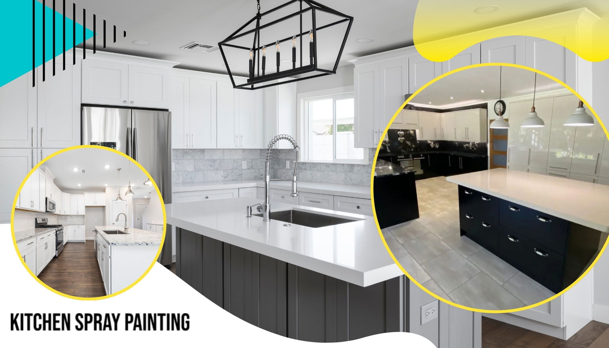 Kitchen Spray Painting
