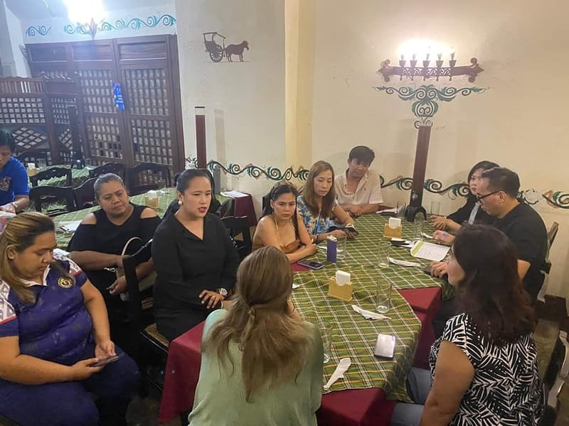 ISHAREPA Officers meeting with the renowned Chef Reggie Aspiras
