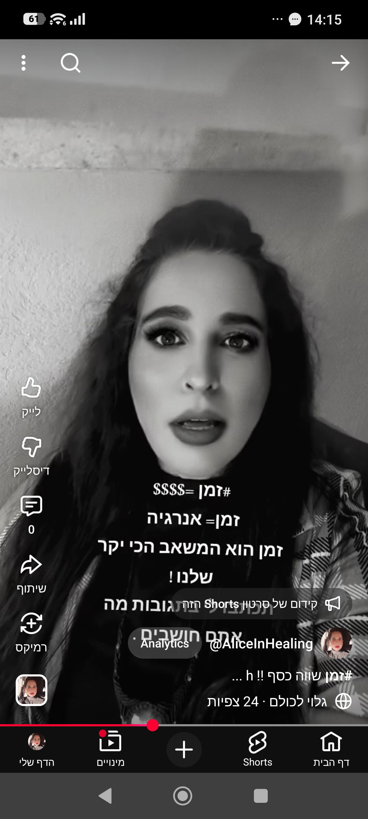 המשאב הכי יקר שלנו הוא הזמן !