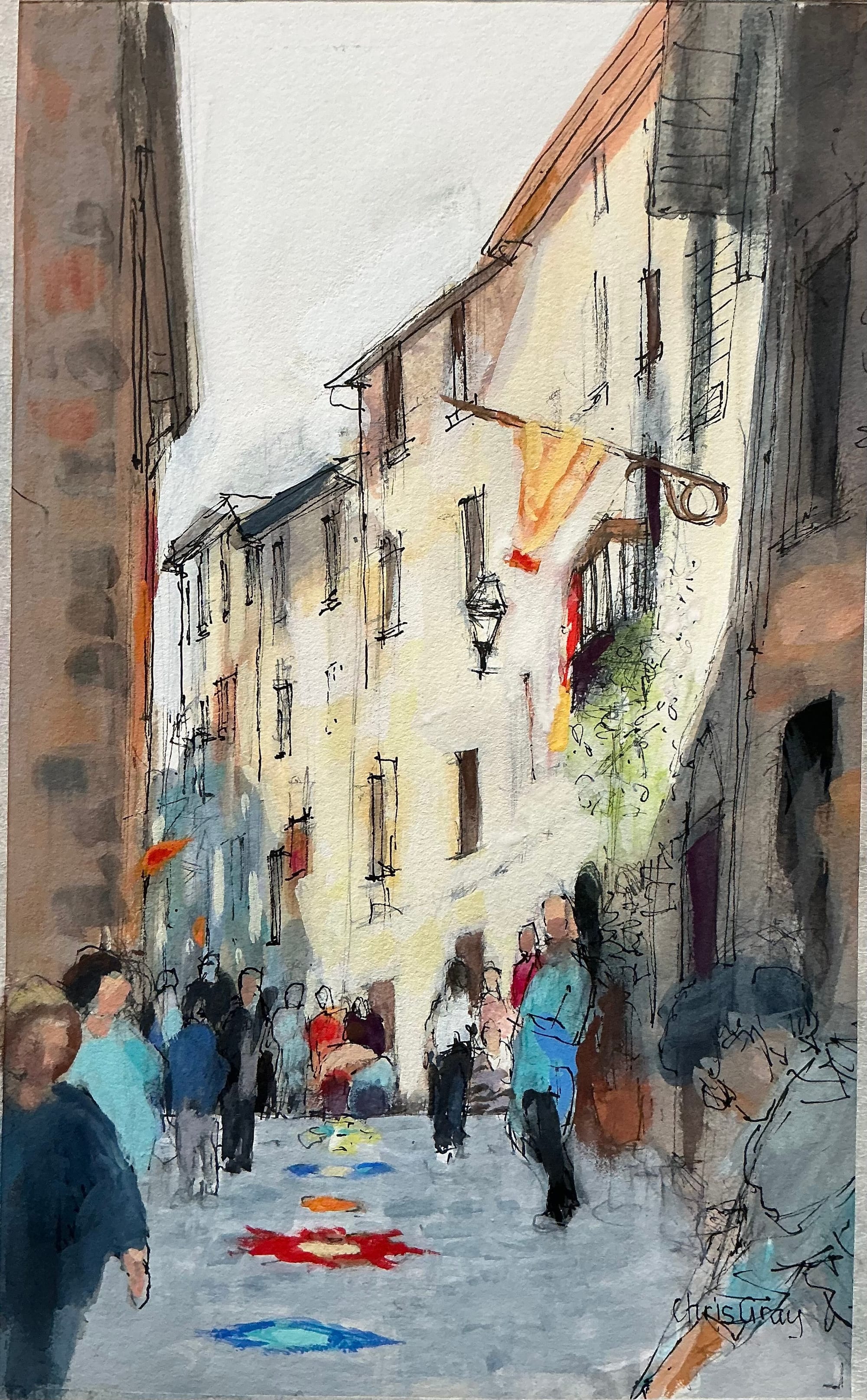 Flower Tapestry at Bolsena