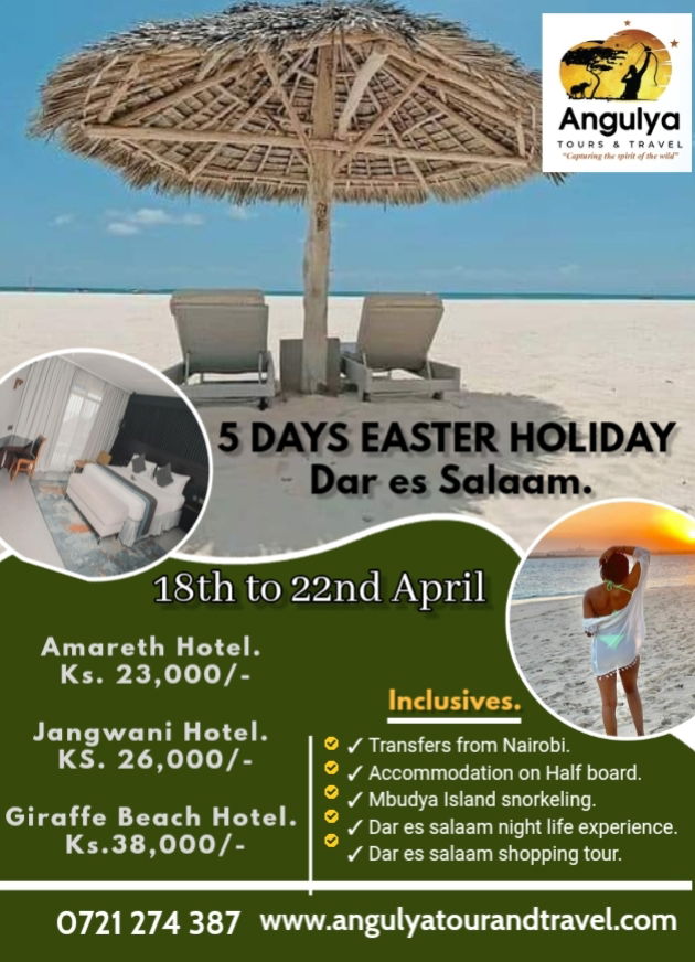 Easter holiday Dar es salaam