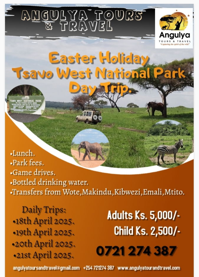 Easter holiday Tsavo West Day Trips