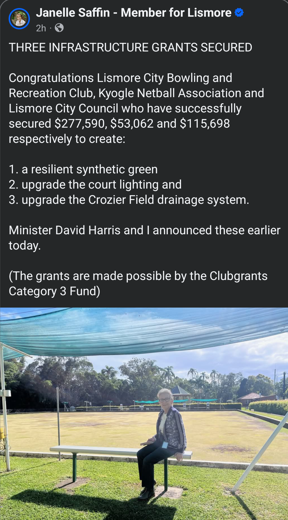 The Bowlo greens to be renewed!