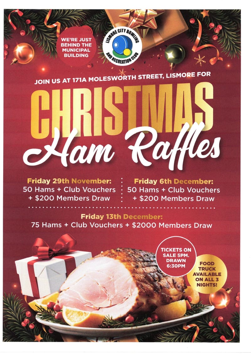 CHRISTMAS HAM RAFFLES