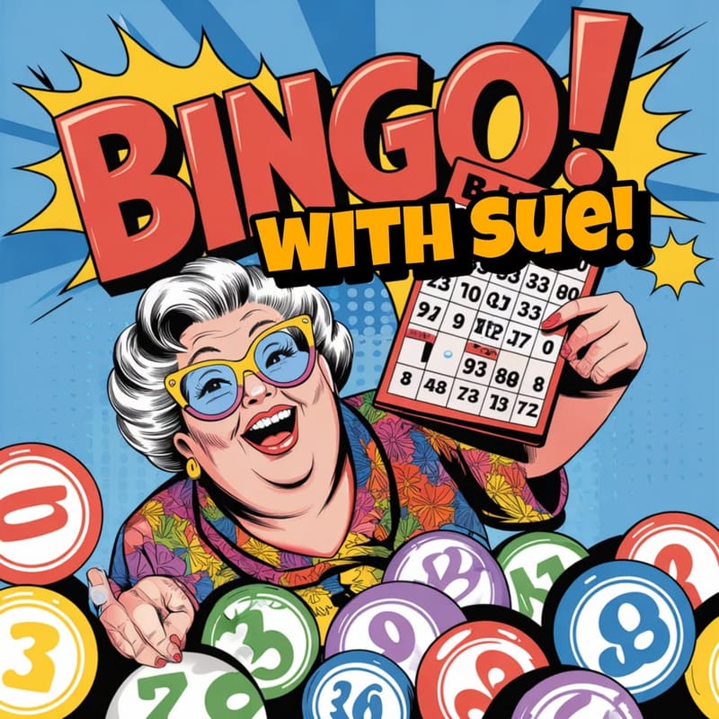 Monday Morning Bingo with Sue!