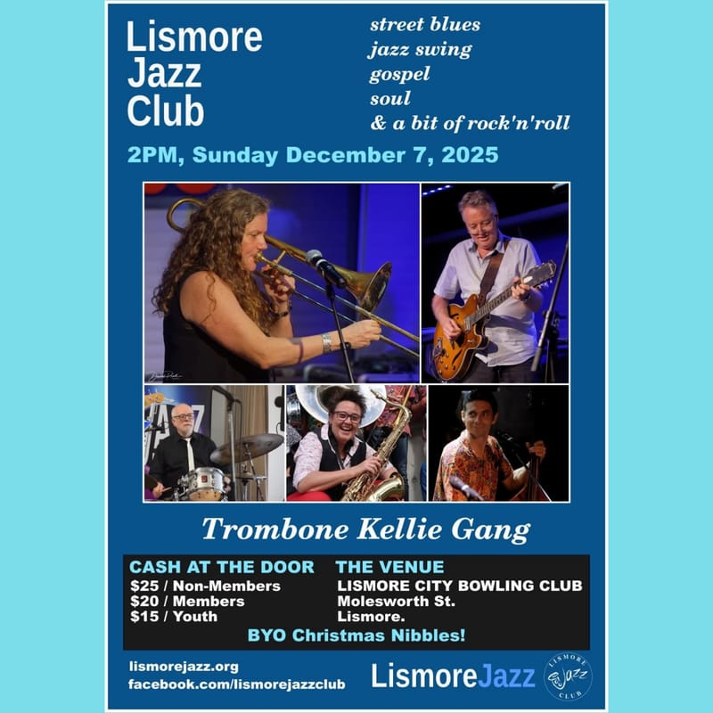 Lismore Jazz Club - Trombone Kelly