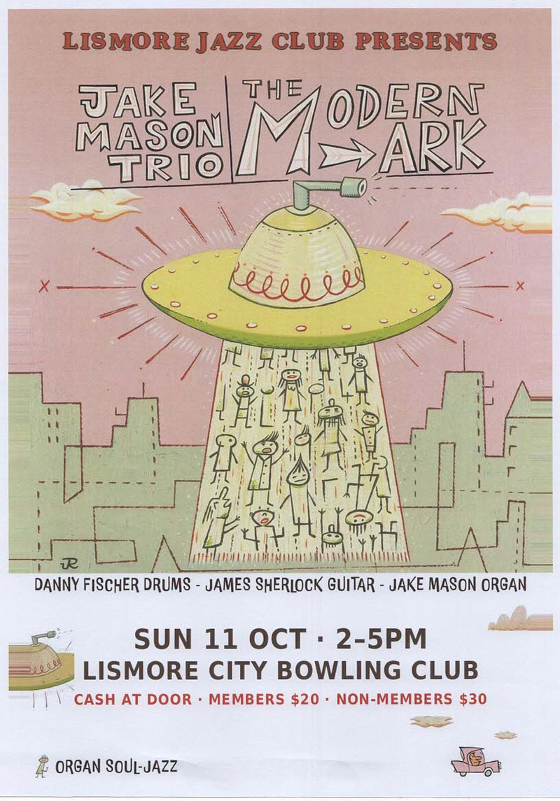 Lismore Jazz Club -Jake Mason Trio