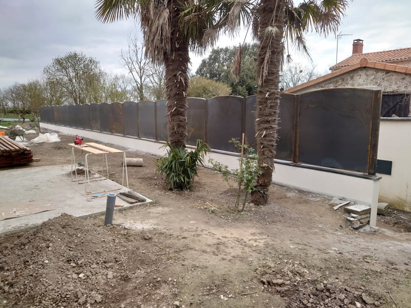 Habillages acier corten