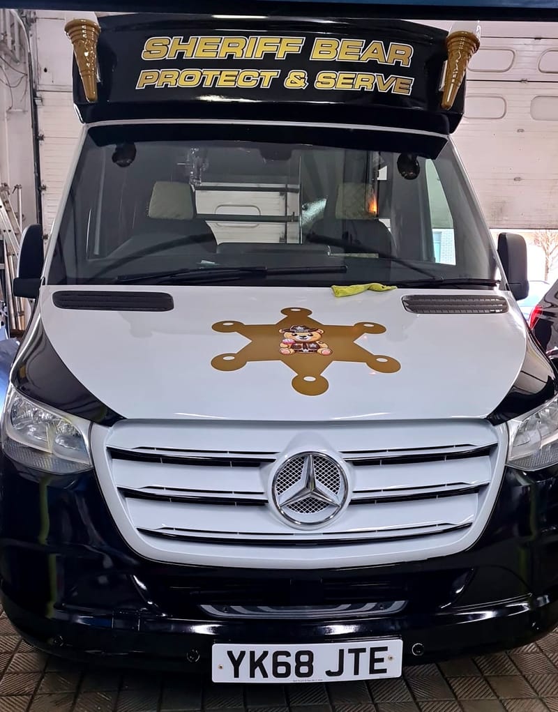 Sheriff Bear Ice Cream Van