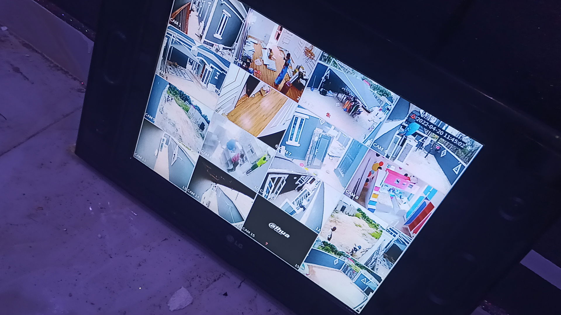 16 channels installed