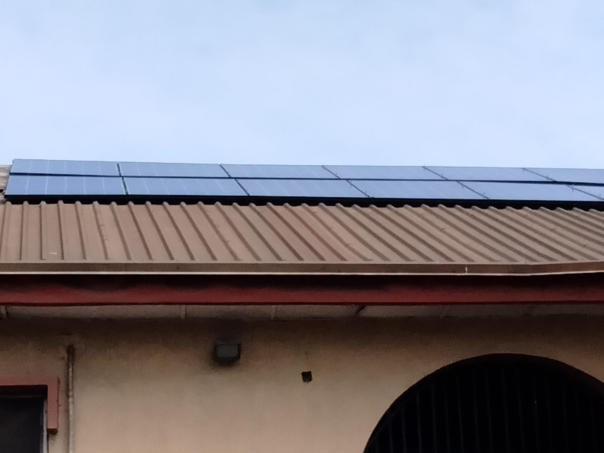 10kva installed and commissioned 