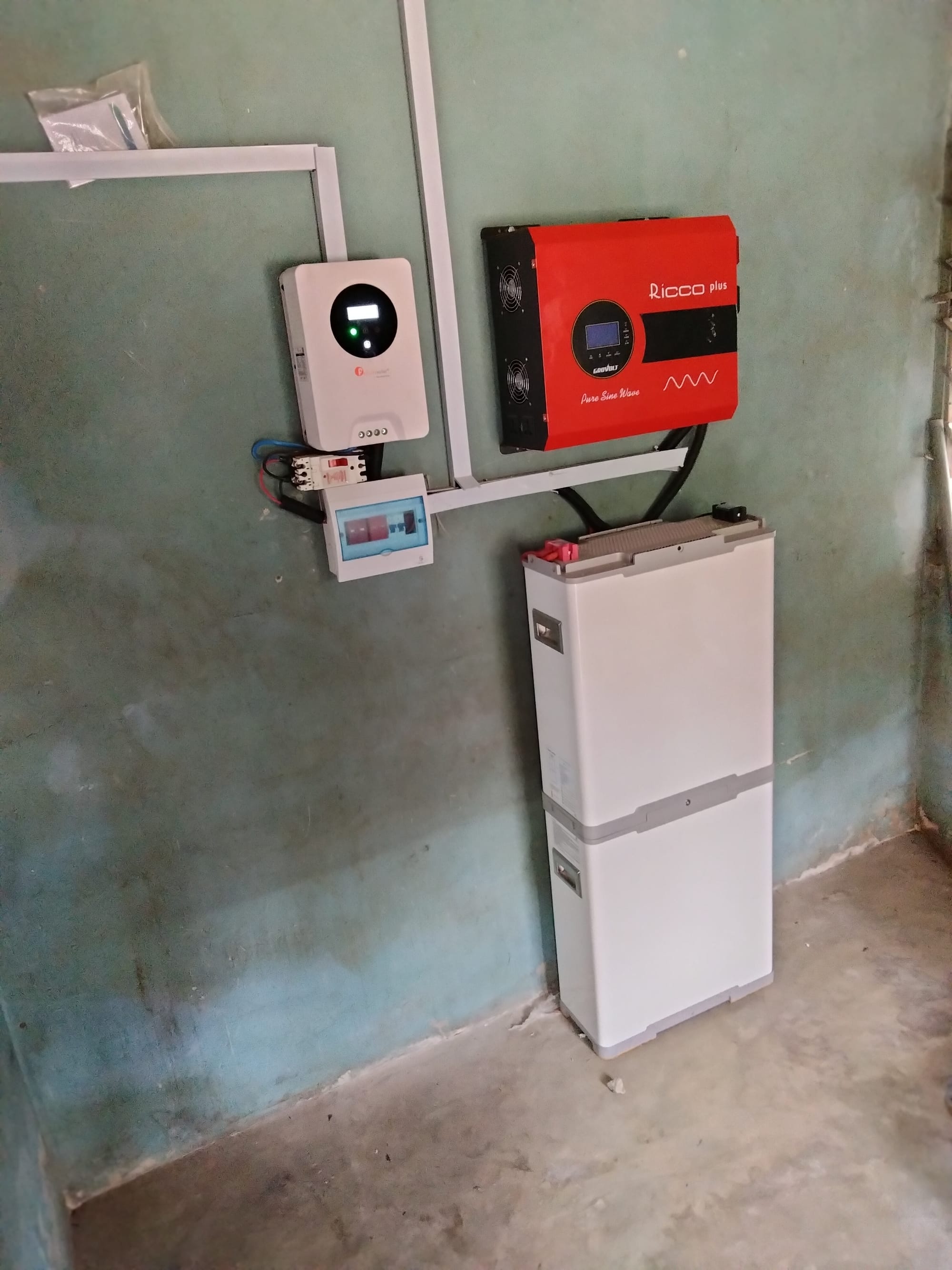 10kva installed and commissioned 