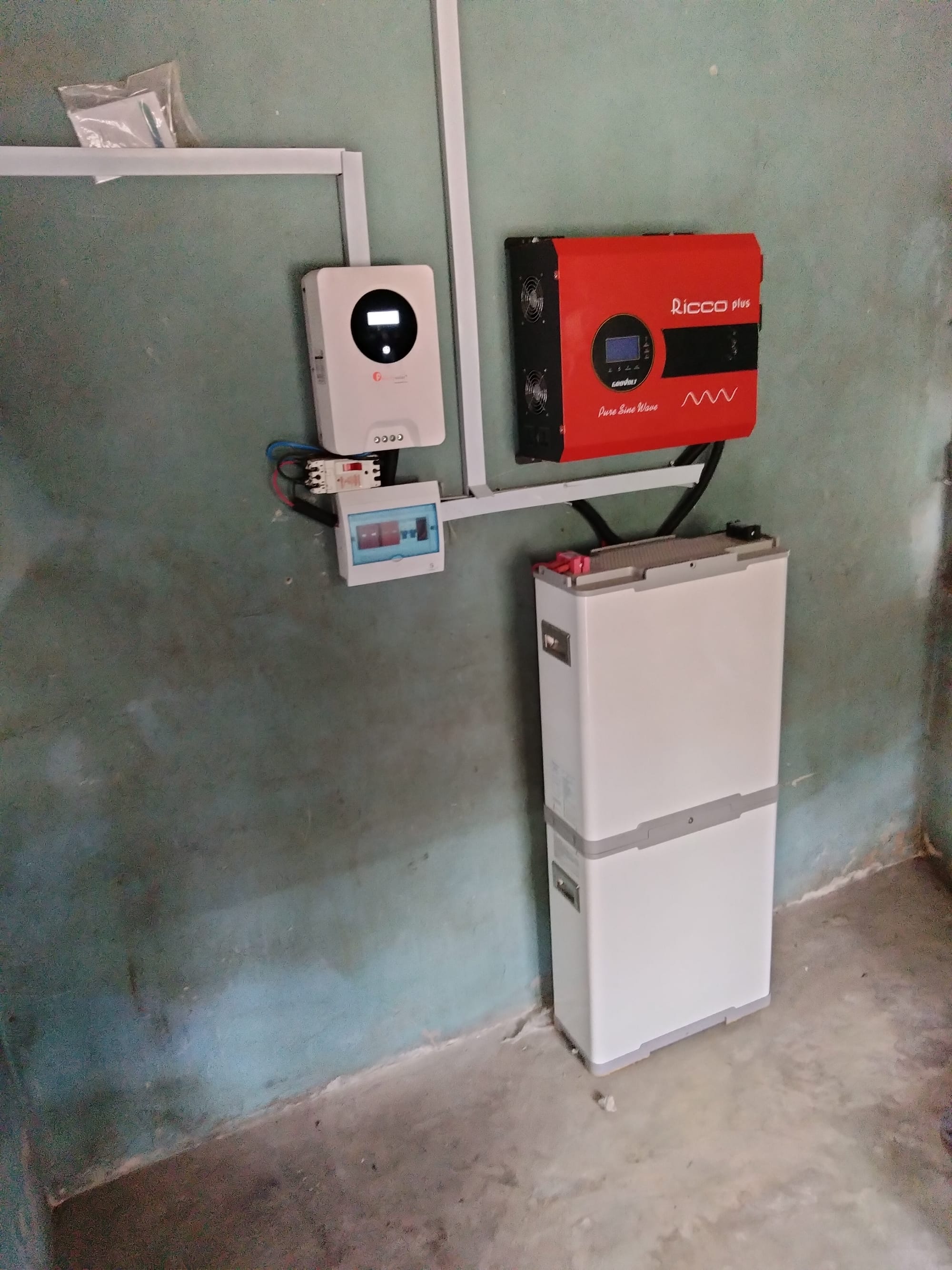 10kva installed and commissioned 