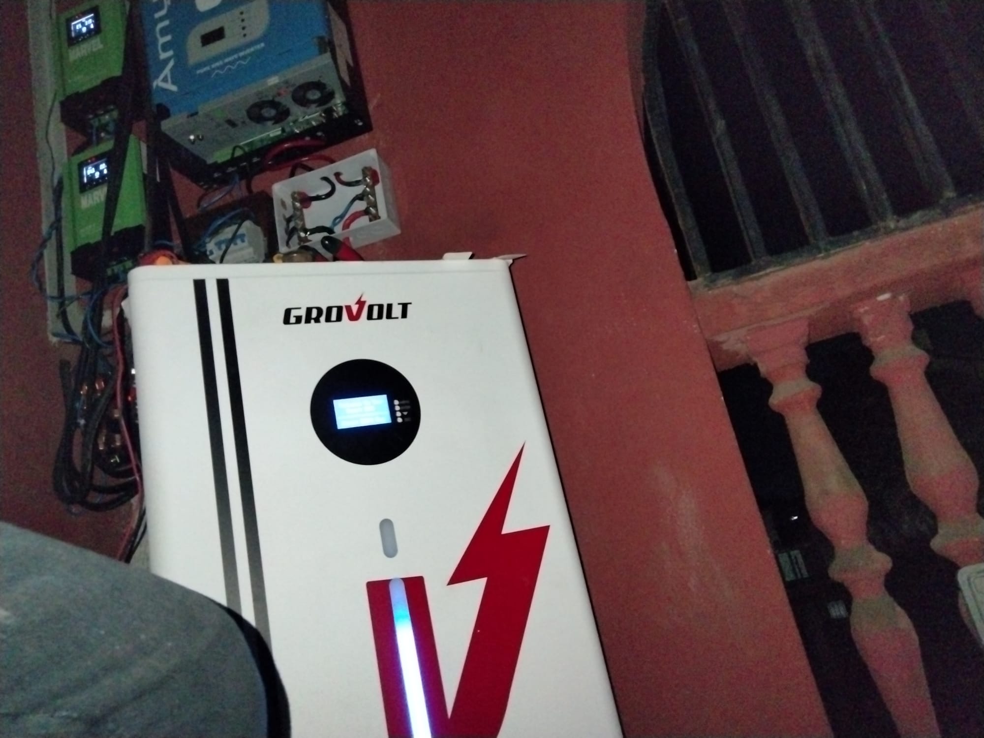 12kva inverter system with 18unit of 350watts solar panels 