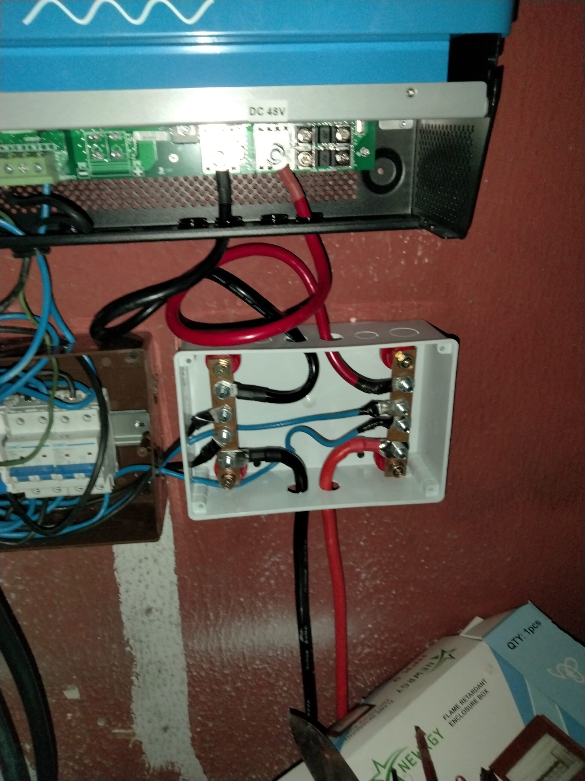 12kva inverter system with 18unit of 350watts solar panels 