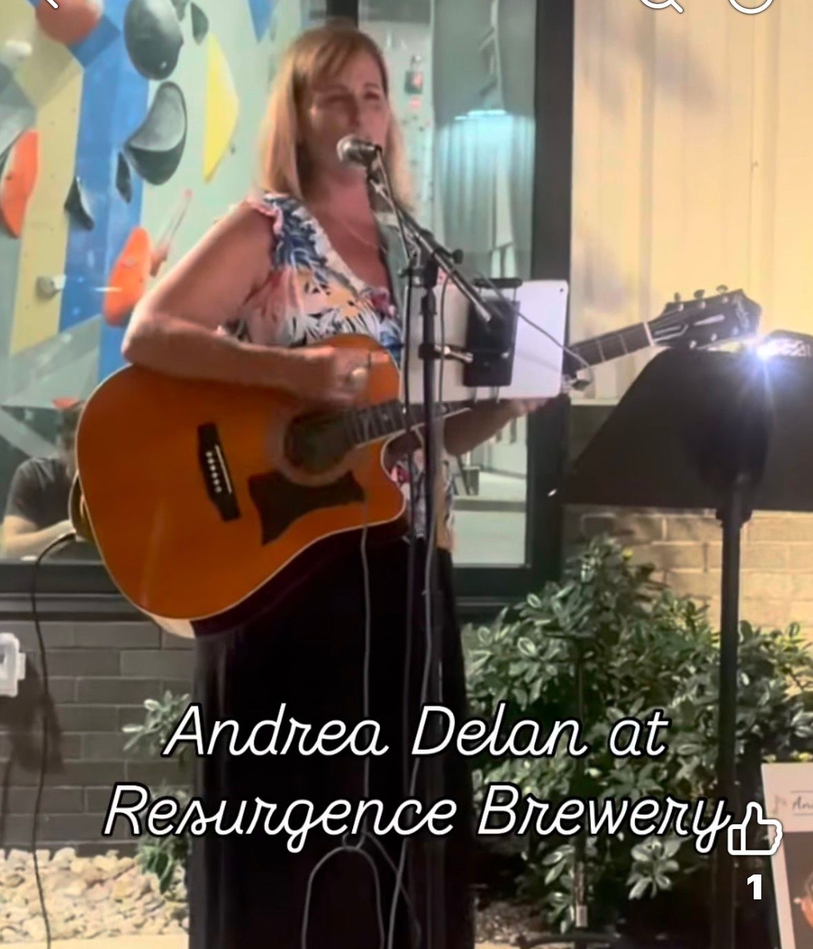 Andrea Delan at Resurgence Brewing 9/29/26