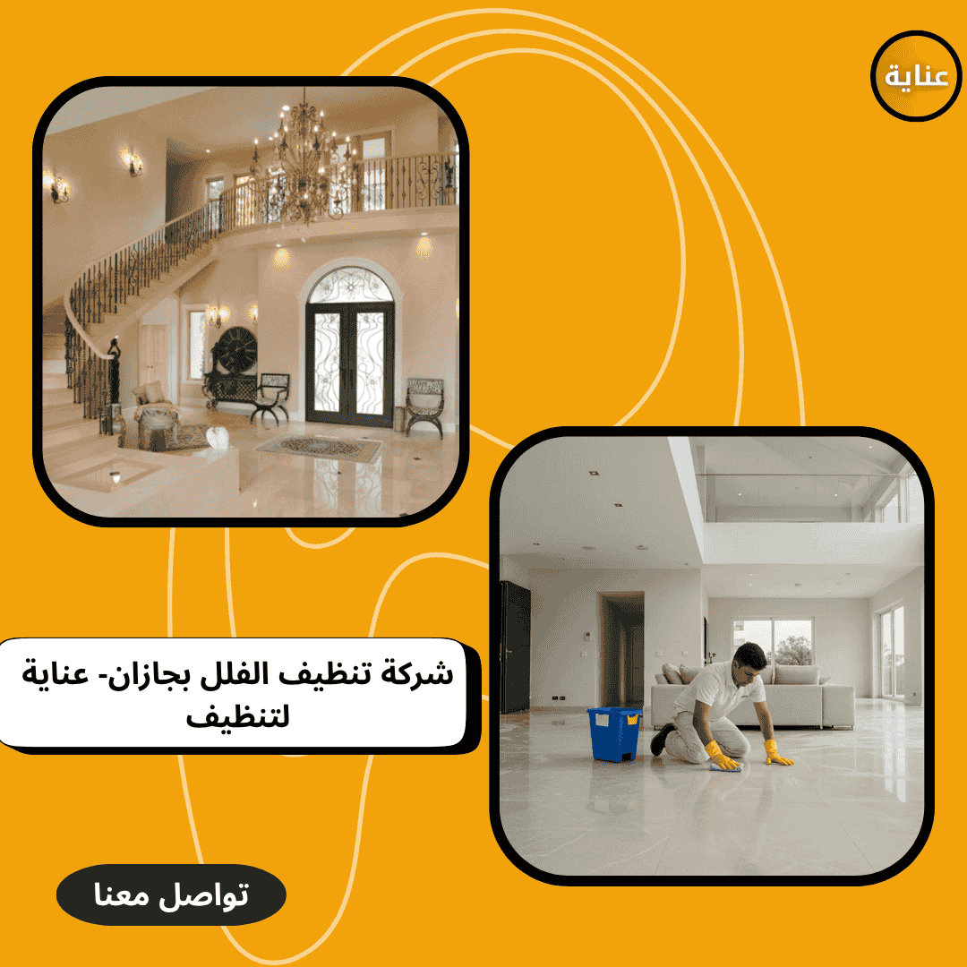 شركة تنظيف الفلل بجازان-عناية لتنظيف 