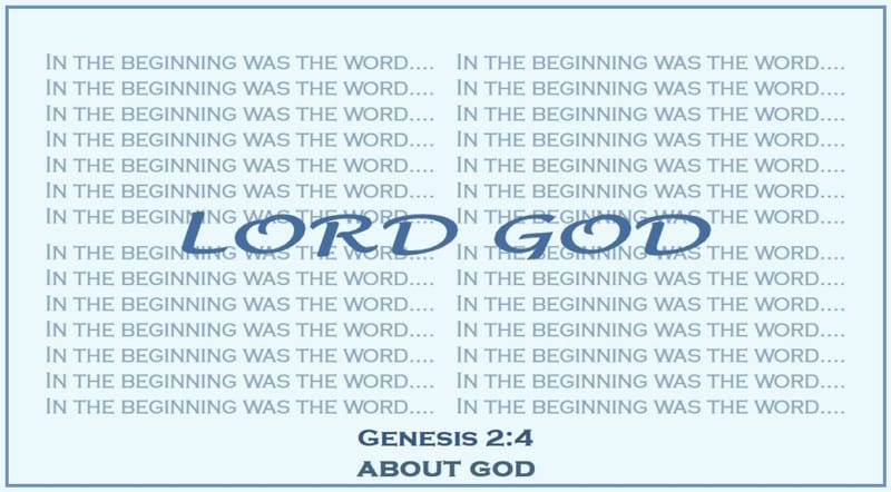 Day 166: Genesis 2:4 - OT: God’s Names, Titles and Character