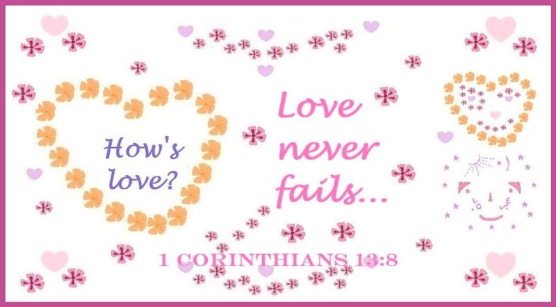 Day 252: 1 Corinthians 13:8 - Corinthians Love Verses