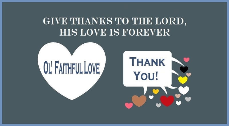 Day 267: Psalms 136:1 - Bible Love Verses