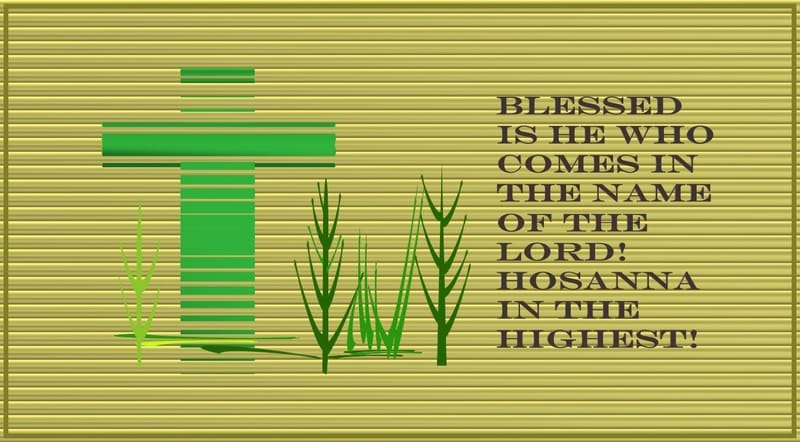 Day 308: John 12:12-13 - Holy Trinity: God, Jesus, Holy Spirit
